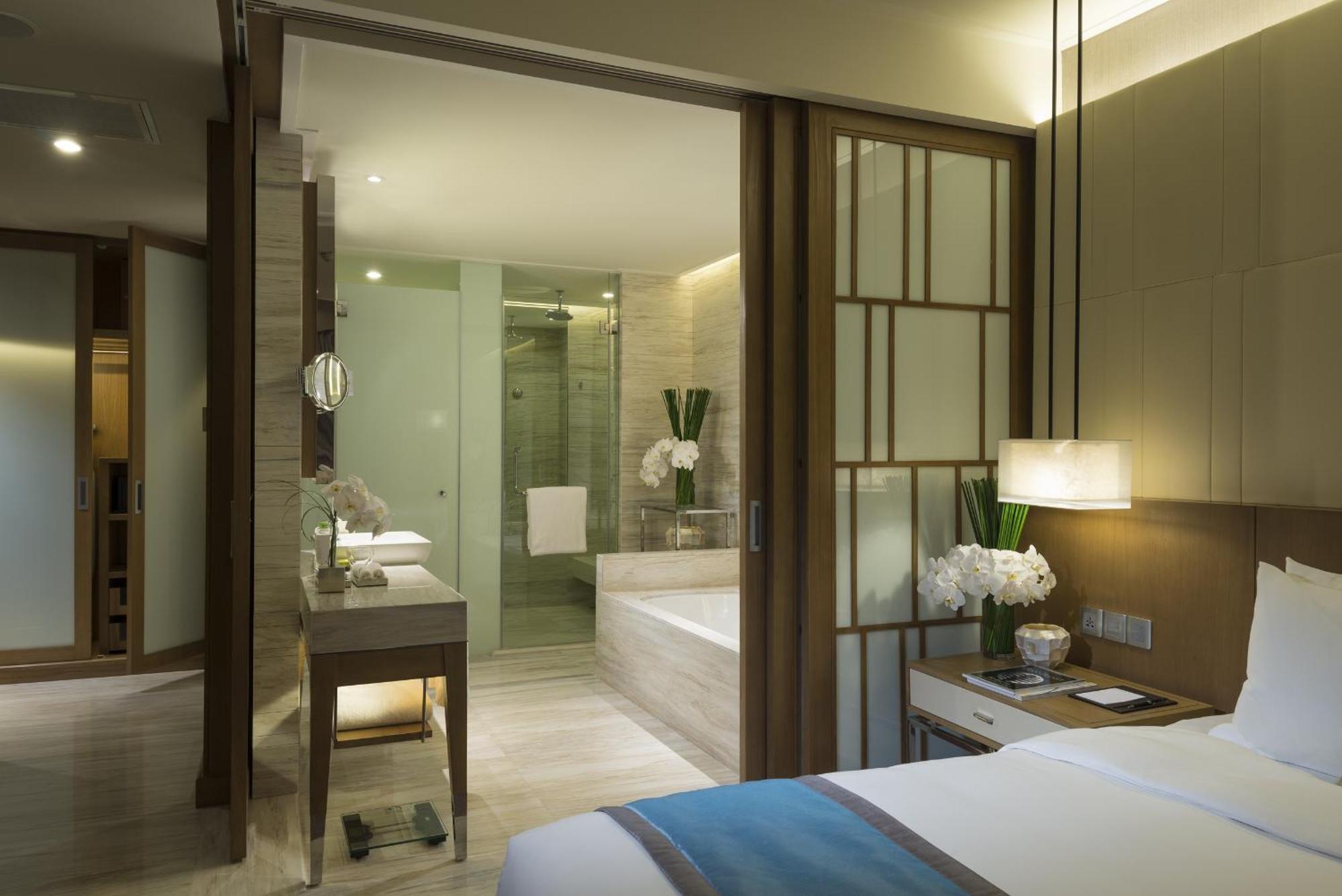 Suite mit 2 Einzelbetten und Stadtblick